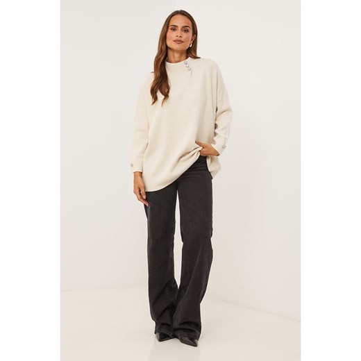Soft Cashmere Sweter w kolorze kremowym ze sklepu Limango Polska w kategorii Swetry damskie - zdjęcie 187712249