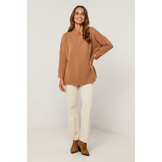 Soft Cashmere Sweter w kolorze jasnobrązowym ze sklepu Limango Polska w kategorii Swetry damskie - zdjęcie 187712259