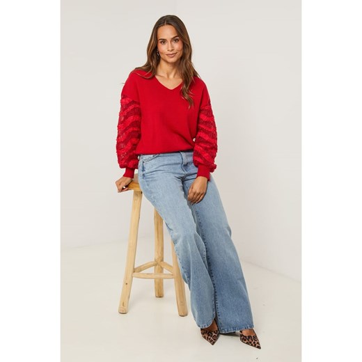Soft Cashmere Sweter w kolorze czerwonym ze sklepu Limango Polska w kategorii Swetry damskie - zdjęcie 187712328