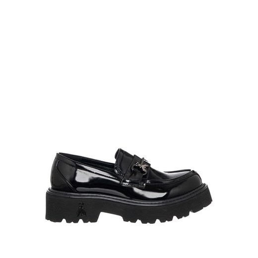 Patrizia Pepe Skórzane mokasyny w kolorze czarnym ze sklepu Limango Polska w kategorii Mokasyny damskie - zdjęcie 187712797