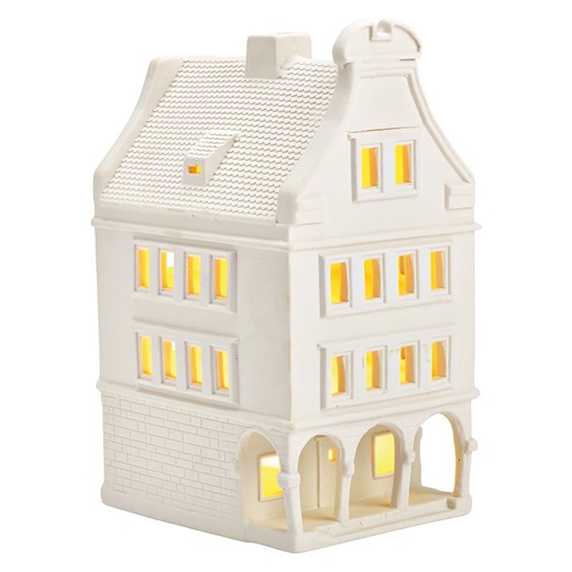 G. Wurm Świecznik &quot;House&quot; w kolorze białym - 11 x 21 x 14 cm ze sklepu Limango Polska w kategorii Świeczniki - zdjęcie 187712925