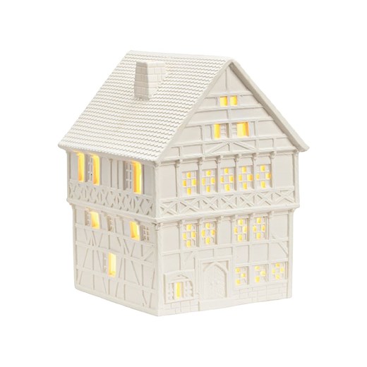 G. Wurm Świecznik &quot;House&quot; w kolorze białym - 13 x 18 x 14 cm ze sklepu Limango Polska w kategorii Świeczniki - zdjęcie 187712926