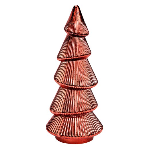 G. Wurm Figurka dekoracyjna &quot;Christmas Tree&quot; w kolorze czerwonym - wys. 34 x Ø 15 cm ze sklepu Limango Polska w kategorii Dekoracje - zdjęcie 187712938