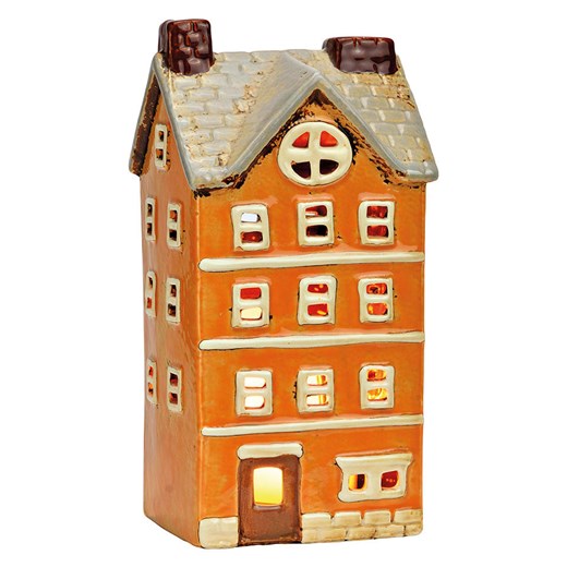 G. Wurm Świecznik &quot;House&quot; w kolorze jasnobrązowym - 11 x 22 x 9 cm ze sklepu Limango Polska w kategorii Świeczniki - zdjęcie 187712975