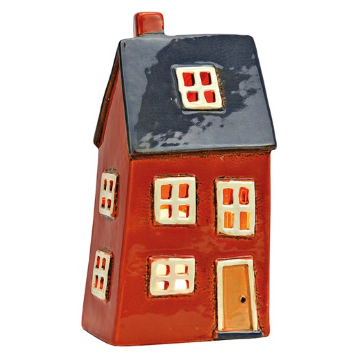 G. Wurm Świecznik &quot;House&quot; w kolorze czerwonym - 12 x 23 x 9 cm ze sklepu Limango Polska w kategorii Świeczniki - zdjęcie 187712977