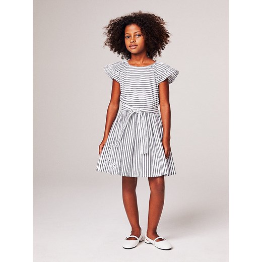 Benetton Sukienka w kolorze białym ze sklepu Limango Polska w kategorii Sukienki dziewczęce - zdjęcie 187713647