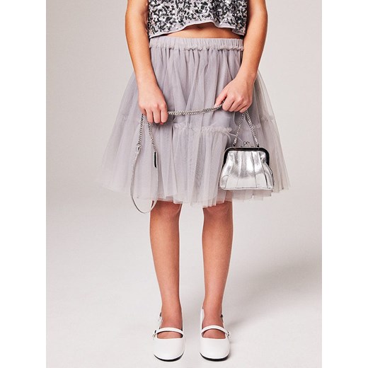 Benetton Spódnica w kolorze szarym ze sklepu Limango Polska w kategorii Spódnice dziewczęce - zdjęcie 187713686