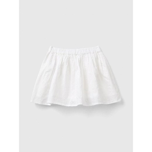 Benetton Spódnica w kolorze białym ze sklepu Limango Polska w kategorii Spódnice dziewczęce - zdjęcie 187713738