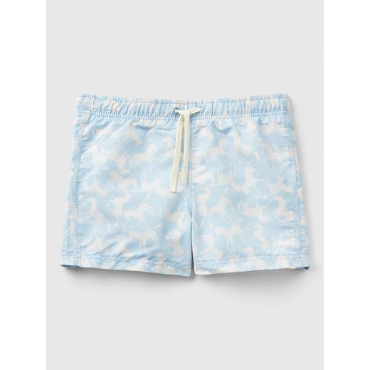 Benetton Szorty kąpielowe w kolorze błękitnym ze sklepu Limango Polska w kategorii Kąpielówki chłopięce - zdjęcie 187713739