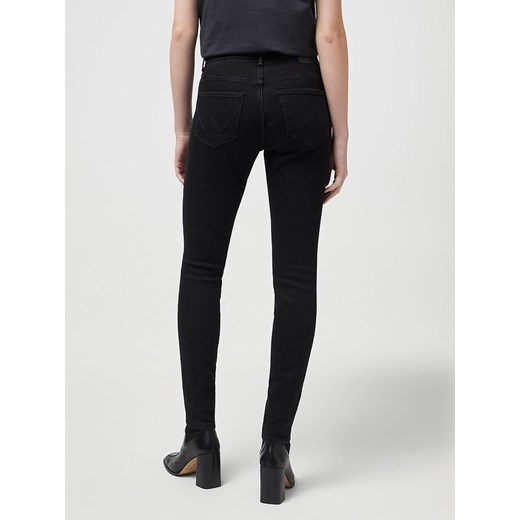 Wrangler Dżinsy - Skinny fit - w kolorze czarnym Wrangler W28/L32 wyprzedaż Limango Polska