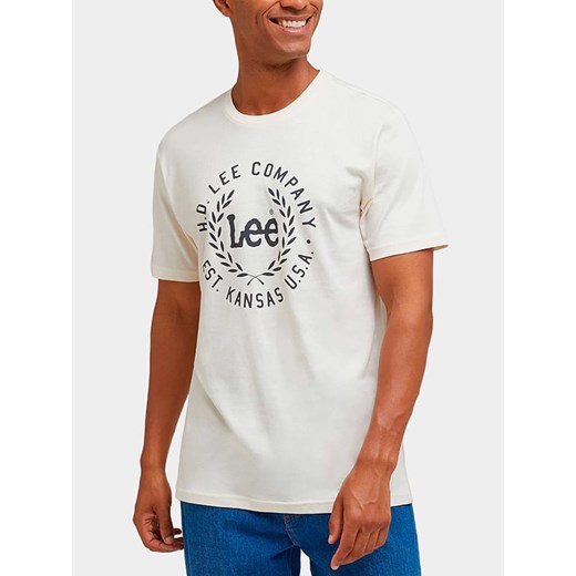 Lee Koszulka w kolorze białym ze sklepu Limango Polska w kategorii T-shirty męskie - zdjęcie 187714056