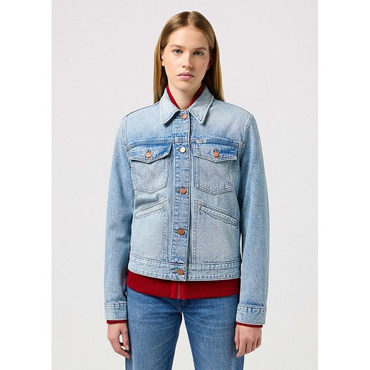 Wrangler Kurtka dżinsowa w kolorze błękitnym ze sklepu Limango Polska w kategorii Kurtki damskie - zdjęcie 187714276