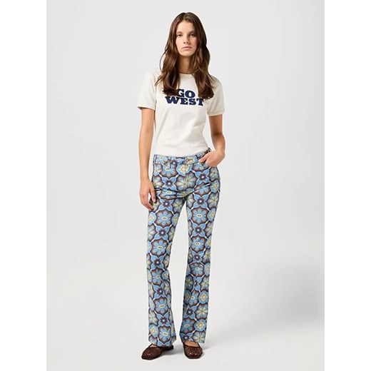 Wrangler Koszulka w kolorze białym ze sklepu Limango Polska w kategorii Bluzki damskie - zdjęcie 187714506