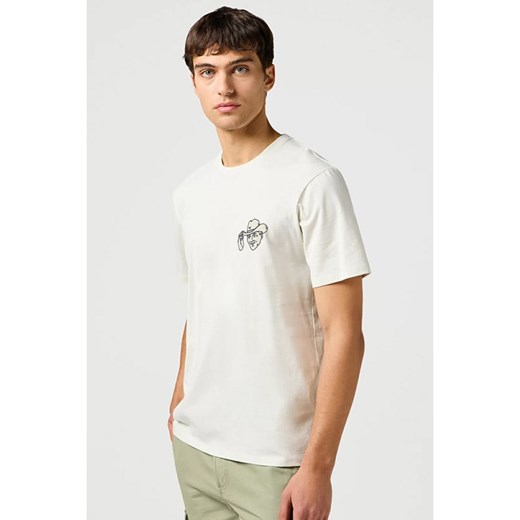 Wrangler Koszulka w kolorze białym ze sklepu Limango Polska w kategorii T-shirty męskie - zdjęcie 187714525
