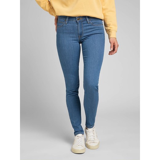 Lee Dżinsy &quot;Scarlett&quot; - Skinny fit - w kolorze błękitnym ze sklepu Limango Polska w kategorii Jeansy damskie - zdjęcie 187714647