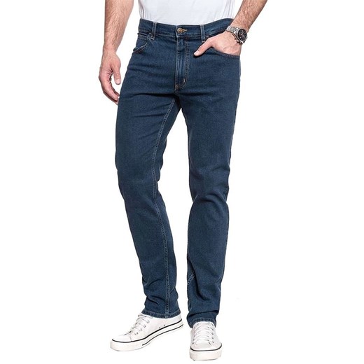 Wrangler Dżinsy &quot;Brooklyn&quot; - Regular fit - w kolorze granatowym ze sklepu Limango Polska w kategorii Jeansy męskie - zdjęcie 187714777