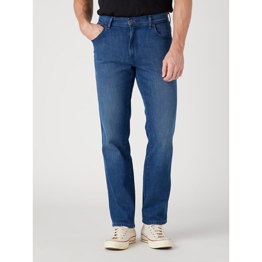 Wrangler Dżinsy &quot;Texas Leon&quot; - Regular fit - w kolorze niebieskim ze sklepu Limango Polska w kategorii Jeansy męskie - zdjęcie 187714857