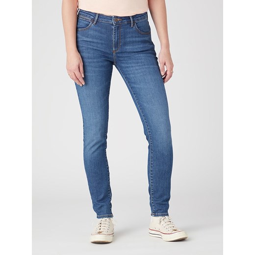Wrangler Dżinsy &quot;Hypnotic&quot; - Skinny fit - w kolorze niebieskim ze sklepu Limango Polska w kategorii Jeansy damskie - zdjęcie 187715097