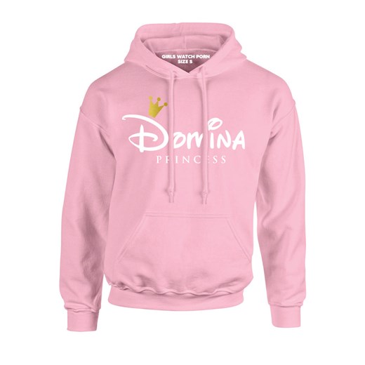 Bluza w stylu Disney Princess - Domina (różowa) mybaze-com rozowy nadruki