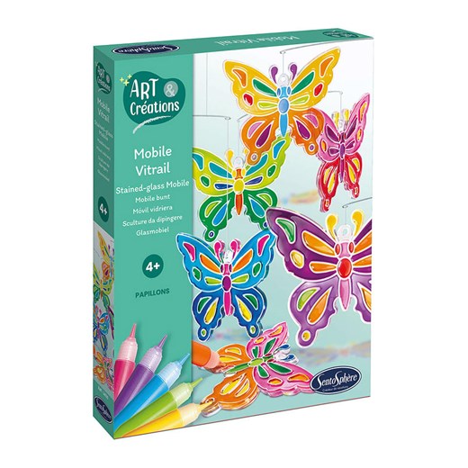 SentoSphere Zestaw do majsterkowania &quot;Mobile Butterflies&quot; - 4+ ze sklepu Limango Polska w kategorii Zabawki - zdjęcie 187716095