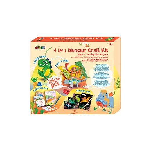 Avenir Zestaw do szycia &quot;Dino&quot; - 3+ ze sklepu Limango Polska w kategorii Zabawki - zdjęcie 187716285