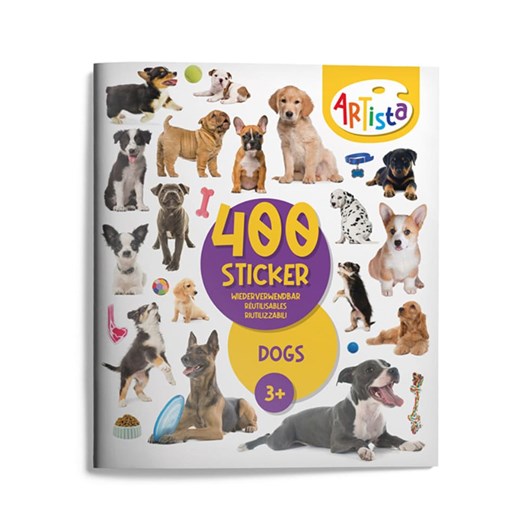 Artista Książeczka z naklejkami &quot;Dogs&quot; - 3+ ze sklepu Limango Polska w kategorii Zabawki - zdjęcie 187716628