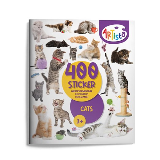 Artista Książeczka z naklejkami &quot;Cats&quot; - 3+ ze sklepu Limango Polska w kategorii Zabawki - zdjęcie 187716629