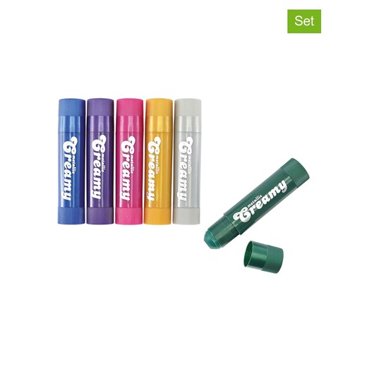 BLS Kredki woskowe (6 szt.) &quot;Creamy metallic&quot; - 3+ ze sklepu Limango Polska w kategorii Zabawki - zdjęcie 187716978