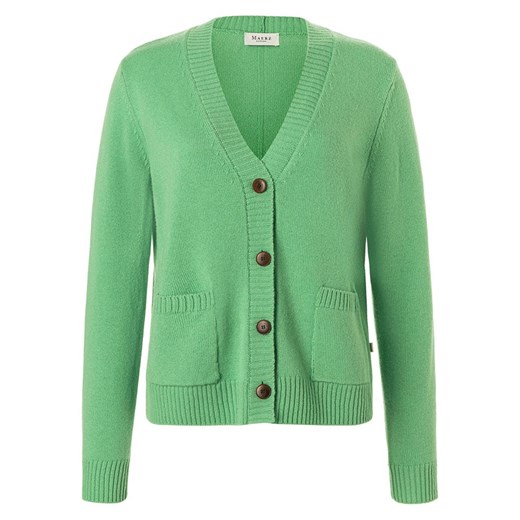 Maerz Muenchen Wełniany kardigan w kolorze zielonym ze sklepu Limango Polska w kategorii Swetry damskie - zdjęcie 187717149