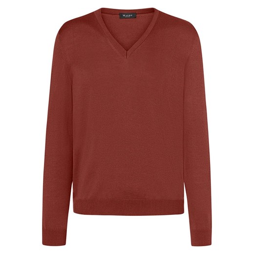 Maerz Muenchen Wełniany sweter w kolorze czerwonobrązowym ze sklepu Limango Polska w kategorii Swetry męskie - zdjęcie 187717269