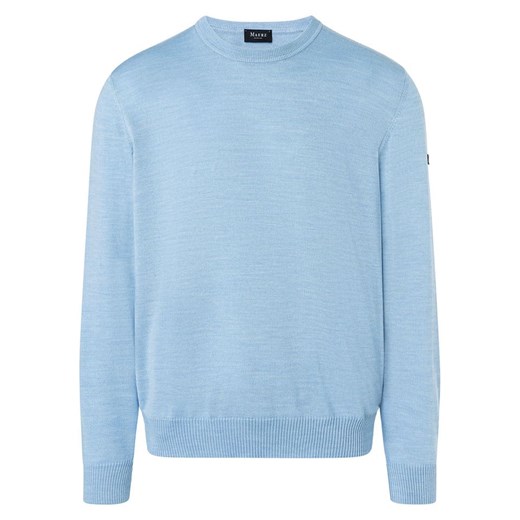 Maerz Muenchen Wełniany sweter w kolorze błękitnym ze sklepu Limango Polska w kategorii Swetry męskie - zdjęcie 187717275