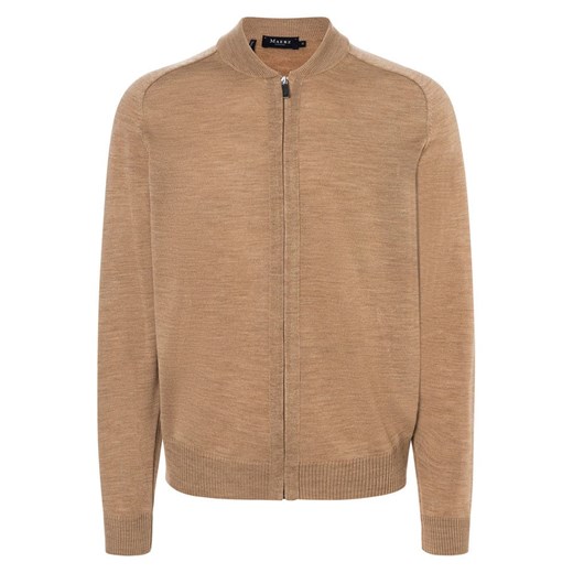 Maerz Muenchen Wełniany kardigan w kolorze karmelowym ze sklepu Limango Polska w kategorii Swetry męskie - zdjęcie 187717305