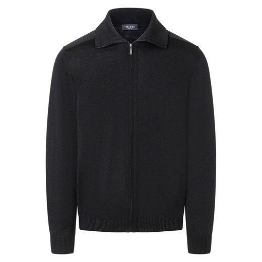 Maerz Muenchen Wełniany kardigan w kolorze czarnym ze sklepu Limango Polska w kategorii Swetry męskie - zdjęcie 187717308