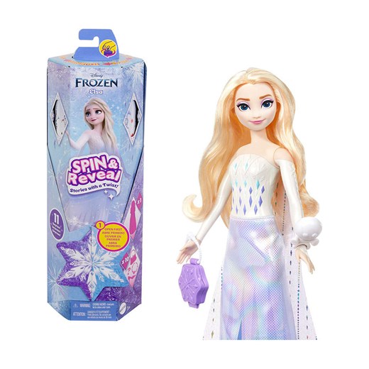 Disney Lalka &quot;Disney - Spin&amp;Reveal Elsa&quot; z akcesoriami - 3+ ze sklepu Limango Polska w kategorii Zabawki - zdjęcie 187718338