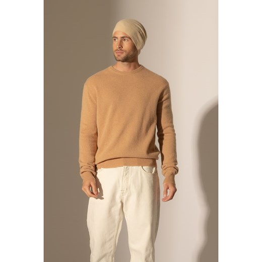 Perfect Cashmere Kaszmirowy sweter w kolorze beżowym Perfect Cashmere S wyprzedaż Limango Polska