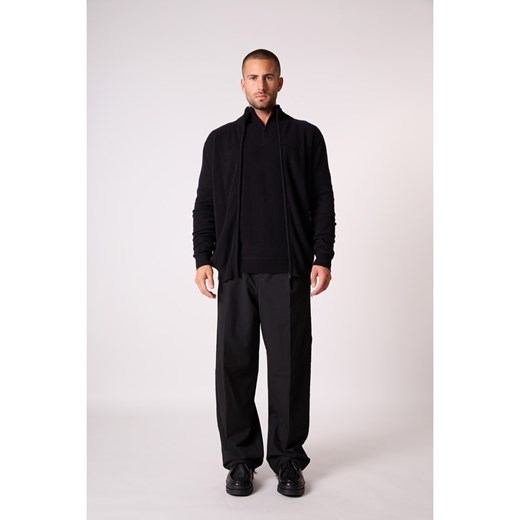Perfect Cashmere Kaszmirowy kardigan &quot;Cody&quot; w kolorze czarnym ze sklepu Limango Polska w kategorii Swetry męskie - zdjęcie 187718498