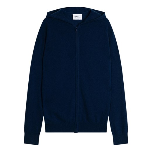 Perfect Cashmere Kaszmirowy kardigan &quot;Eldo&quot; w kolorze granatowym ze sklepu Limango Polska w kategorii Swetry męskie - zdjęcie 187718585