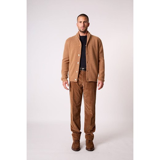 Perfect Cashmere Kaszmirowy kardigan &quot;Gilmour&quot; w kolorze karmelowym ze sklepu Limango Polska w kategorii Swetry męskie - zdjęcie 187718819