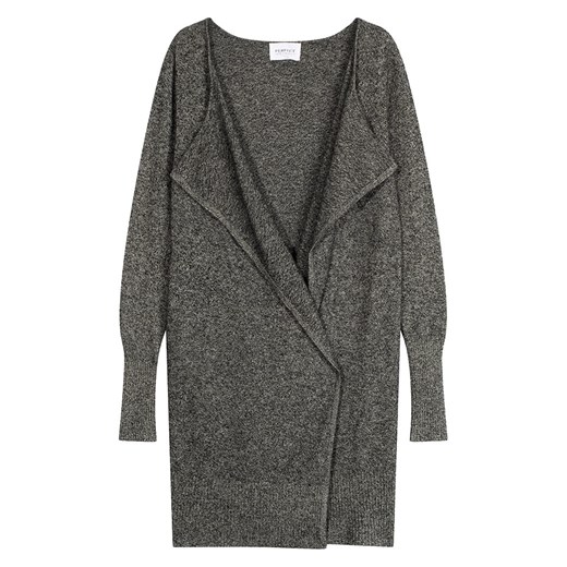 Perfect Cashmere Kaszmirowy kardigan &quot;Abigail&quot; w kolorze czarno-białym ze sklepu Limango Polska w kategorii Swetry damskie - zdjęcie 187718855