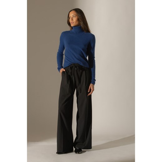 Perfect Cashmere Kaszmirowy golf w kolorze granatowym ze sklepu Limango Polska w kategorii Swetry damskie - zdjęcie 187718928