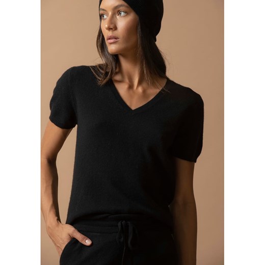 Perfect Cashmere Kaszmirowy sweter w kolorze czarnym ze sklepu Limango Polska w kategorii Swetry damskie - zdjęcie 187718997