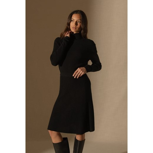 Perfect Cashmere Kaszmirowy golf w kolorze czarnym ze sklepu Limango Polska w kategorii Swetry damskie - zdjęcie 187719015