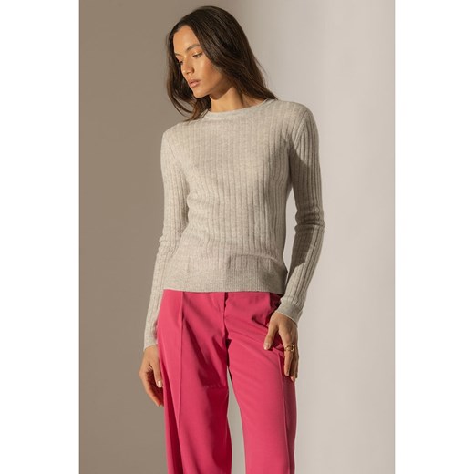 Perfect Cashmere Kaszmirowy sweter &quot;Kylie&quot; w kolorze beżowym ze sklepu Limango Polska w kategorii Swetry damskie - zdjęcie 187719186