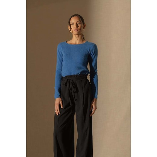 Perfect Cashmere Kaszmirowy sweter &quot;Oprah&quot; w kolorze niebieskim ze sklepu Limango Polska w kategorii Swetry damskie - zdjęcie 187719395