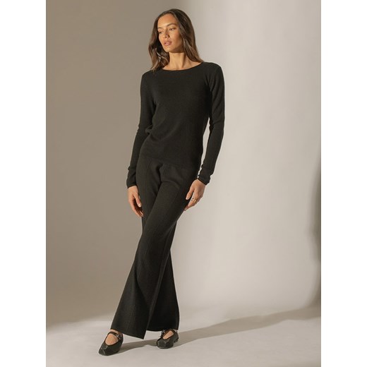 Perfect Cashmere Kaszmirowy sweter &quot;Oprah&quot; w kolorze czarnym ze sklepu Limango Polska w kategorii Swetry damskie - zdjęcie 187719399