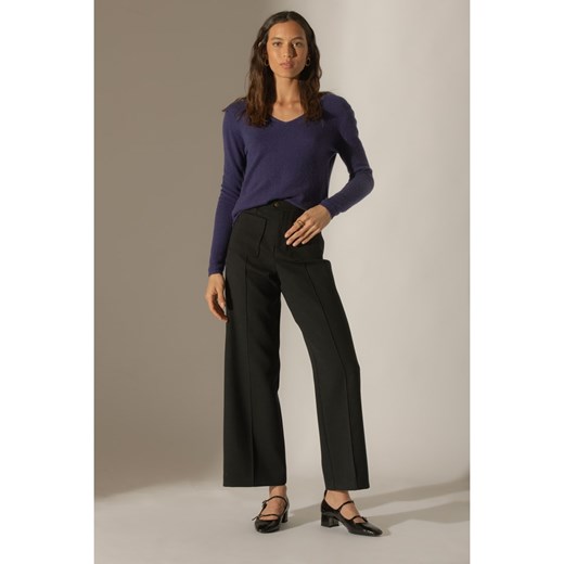 Perfect Cashmere Kaszmirowy sweter w kolorze fioletowym ze sklepu Limango Polska w kategorii Swetry damskie - zdjęcie 187719475