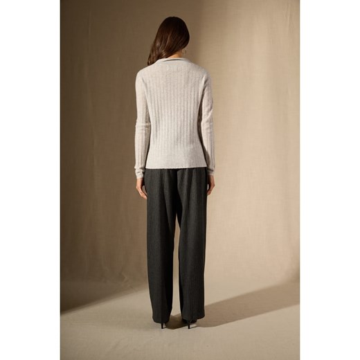 Perfect Cashmere Kaszmirowy sweter w kolorze kremowym Perfect Cashmere S promocja Limango Polska