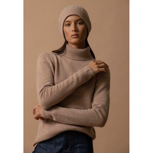 Perfect Cashmere Kaszmirowy golf w kolorze beżowym ze sklepu Limango Polska w kategorii Swetry damskie - zdjęcie 187719638