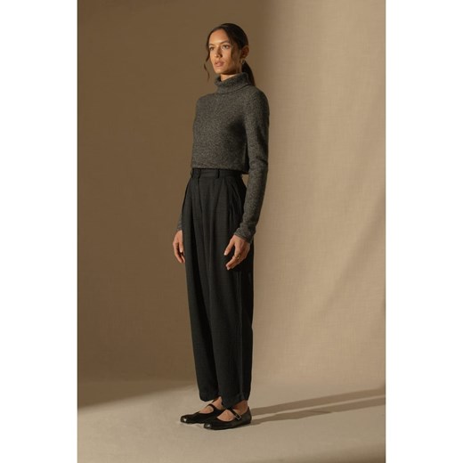 Perfect Cashmere Kaszmirowy golf w kolorze antracytowym ze sklepu Limango Polska w kategorii Swetry damskie - zdjęcie 187719648