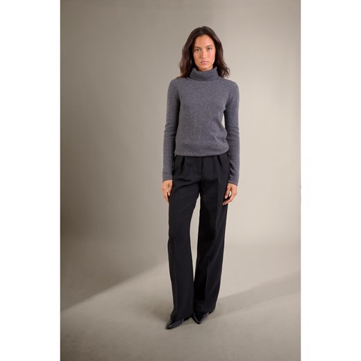 Perfect Cashmere Kaszmirowy golf w kolorze antracytowym ze sklepu Limango Polska w kategorii Swetry damskie - zdjęcie 187719667